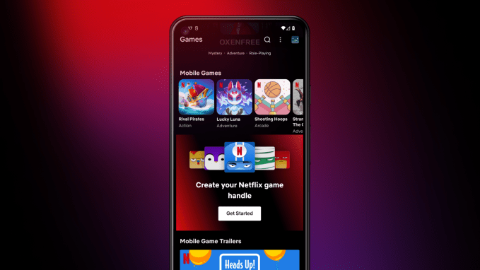 Netflix Games 游戏界面